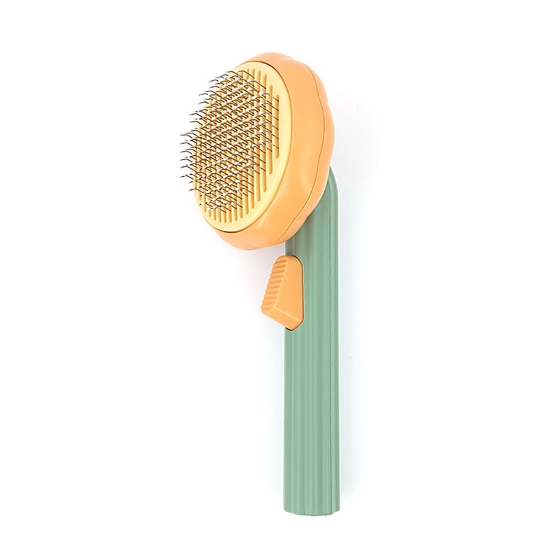 WhiskerWise: Self-Cleaning Brush for Flawless Fur Care, Removing Shedding Layers and Tangles!